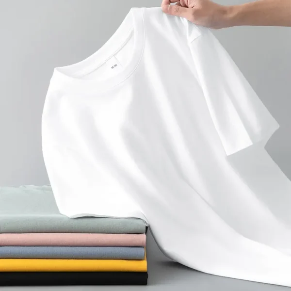Soft Jersey Fabric Custom Men’s Cotton T-Shirt Bulk Orders
