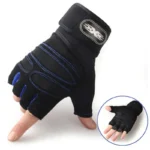 High quality GripMax Pro Workout and weight lifting Gloves with Built-In Wrist