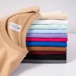 High Quality 100% Cotton Blank Men's T-shirts Jersey fabric Fully Customizable Printing