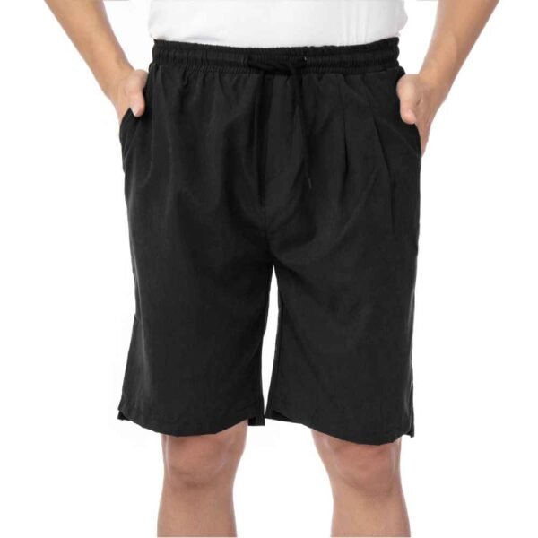 Soft cotton/poly blend men's French terry sweat shorts, perfect for daily wear and customization.