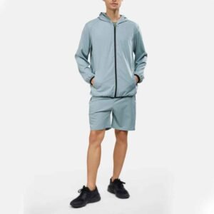Men’s breathable cotton sweatshorts, designed for comfort.