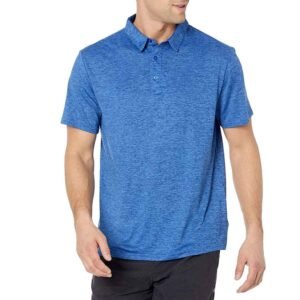 Customizable pique cotton polo shirt for men crafted for all-day comfort and everyday casual style.