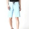 Comfortable men’s cotton sweatshorts crafted from breathable jersey fabric for casual, everyday wear.