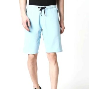 Comfortable men’s cotton sweatshorts crafted from breathable jersey fabric for casual, everyday wear.