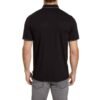 Man standing in a light setting wearing a custom pique cotton polo, ideal for daily wear.