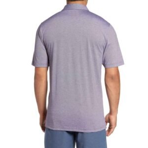 Classic men’s polo shirt in soft pique cotton, modeled for a relaxed and stylish fit.
