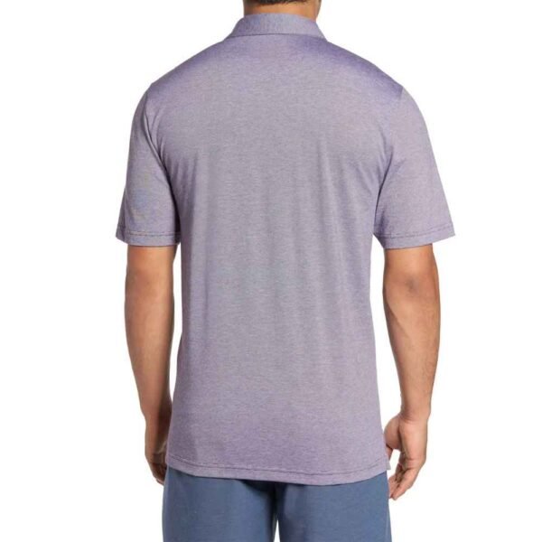 Classic men’s polo shirt in soft pique cotton, modeled for a relaxed and stylish fit.