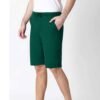Side view of men’s French Terry shorts, showing soft fabric texture and modern, comfortable fit.