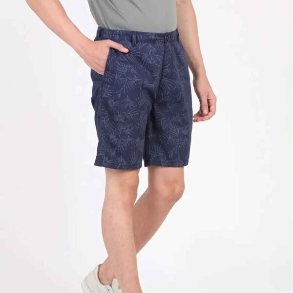 Lifestyle shot of breathable French Terry shorts on model, paired with casual top for everyday style.