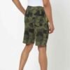Angled view of French Terry cotton shorts, emphasizing natural drape and everyday versatility.