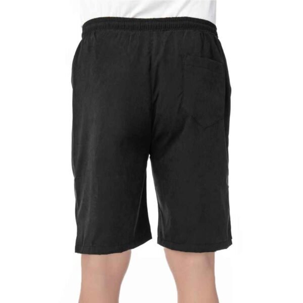 Men's French terry sweat shorts with a smooth cotton/poly blend, perfect for everyday relaxation.