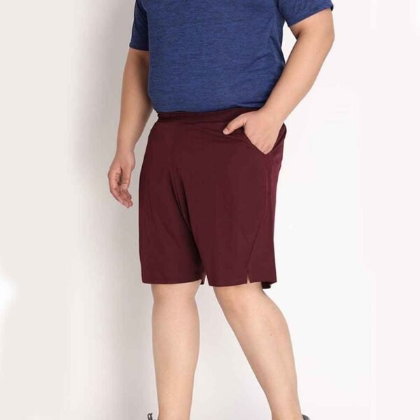 Gallery image showing the left side of men’s sweatshorts, emphasizing comfort and cut.