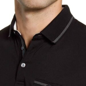Customizable Polo Shirt in Soft Pique Cotton for Men