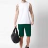 Men sweat shorts in soft french terry, made from 100% cotton for all-day ease and comfort. - Image 5
