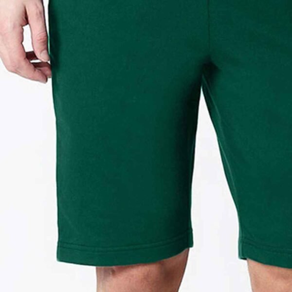 Close-up of premium French Terry fabric, showing soft weave and breathable cotton quality.