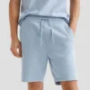 Customizable french terry sweat shorts for men cotton/polyester soft for everyday wear - Image 5