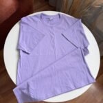 Full Custom OEM Cotton Blank T-Shirt Soft jersey Fabric, Oversized Style photo review