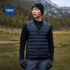 EspectOne Custom Windproof Goose Down Vest for Men – Lightweight and Warm for Layered Winter Outfits