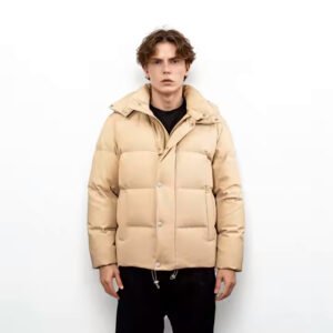 Custom Goose Down Bubble Jacket for Men by EspectOne – Insulated, Waterproof OEM Winter Outerwear for B2B Buyers