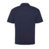 Soft organic cotton polo shirt shown from the front with visible texture.