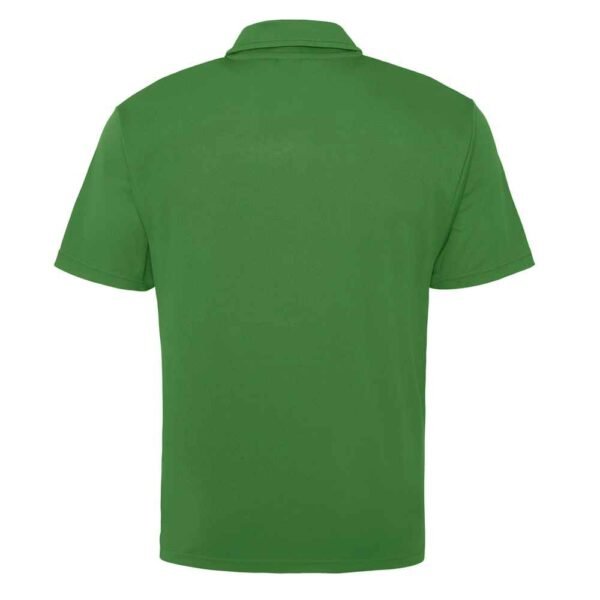 Classic cotton polo shirt front image on hanger, highlighting everyday style.