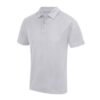 Men’s casual cotton polo shirt on mannequin with button placket detail.