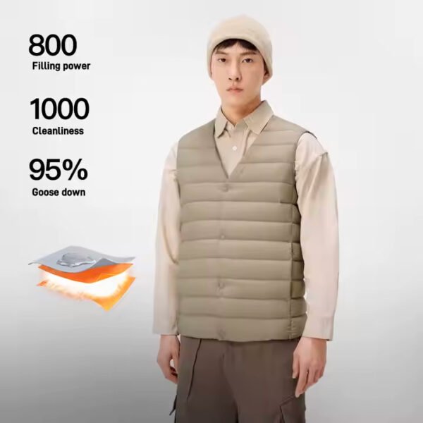 EspectOne 800 Fill Power Sleeveless Down Jacket – Ideal for B2B Outdoor and Activewear Buyers