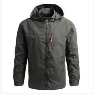 EspectOne Unisex Zip-Up Windbreaker Hoodie – Streetwear-Ready Bomber Jacket for B2B Buyers