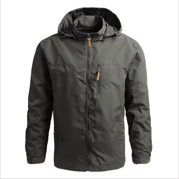 EspectOne Unisex Zip-Up Windbreaker Hoodie – Streetwear-Ready Bomber Jacket for B2B Buyers