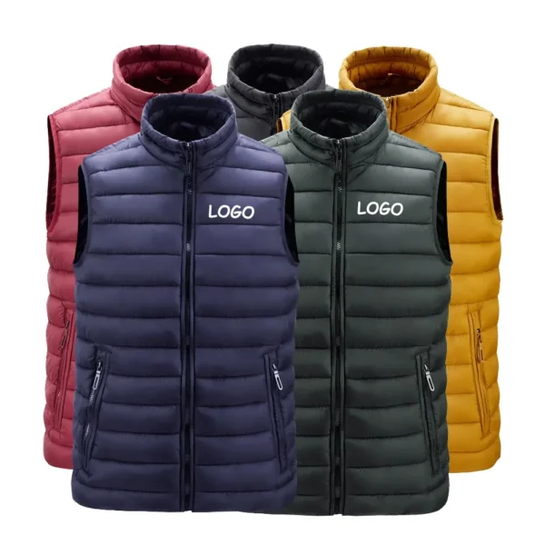 Winter Body Warmer Men’s Vest by EspectOne – OEM Custom Logo Puffer Ideal for Outdoor and Fashion Collections