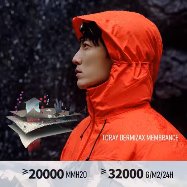 OEM/ODM Ready Waterproof Mountain Jacket by EspectOne – 1000FP Goose Down with Custom Branding Options