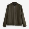 Custom Logo Men’s Bomber Jacket – Sleek Lightweight Fit