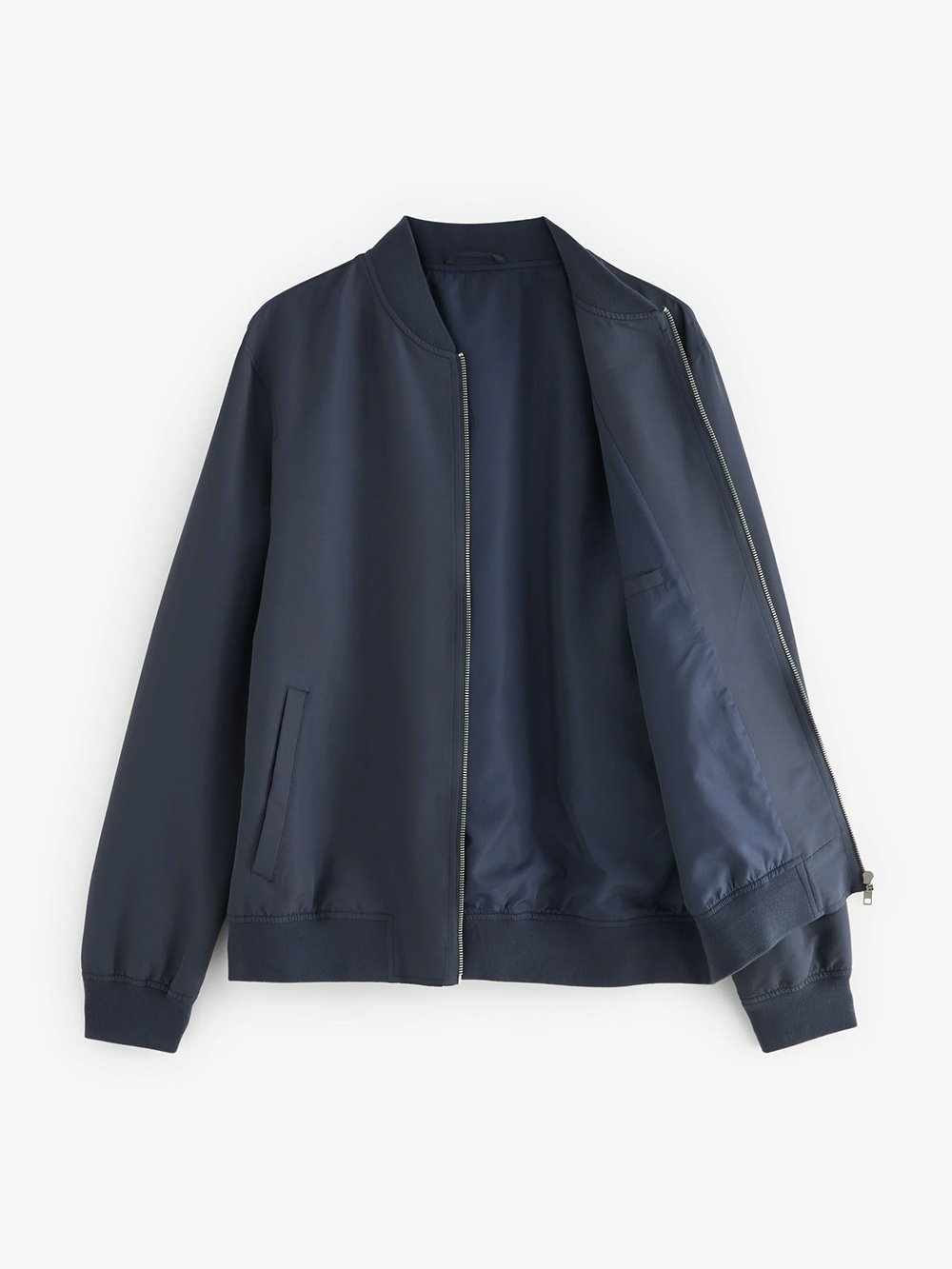 Custom Blue Bomber Jacket – Lightweight Water-Repellent