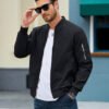 Custom Logo Men Lightweight Bomber Jacket – 5 Pocket Windbreaker - Image 6