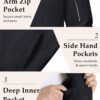 Custom Logo Men Lightweight Bomber Jacket – 5 Pocket Windbreaker - Image 4