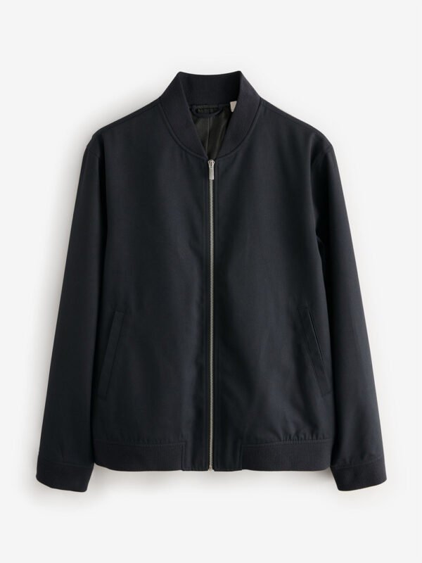 Sleek Branded Men’s Bomber Jacket – Lightweight Fit