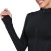 Women’s Full Zip-Up Running & Yoga Cropped Jacket with Thumb Hole – Lightweight, Stretch Fit - Image 3