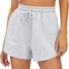 Casual Women Cotton/Polyester Sweatshort in Fleece Regular Fit & No draw String - Image 1