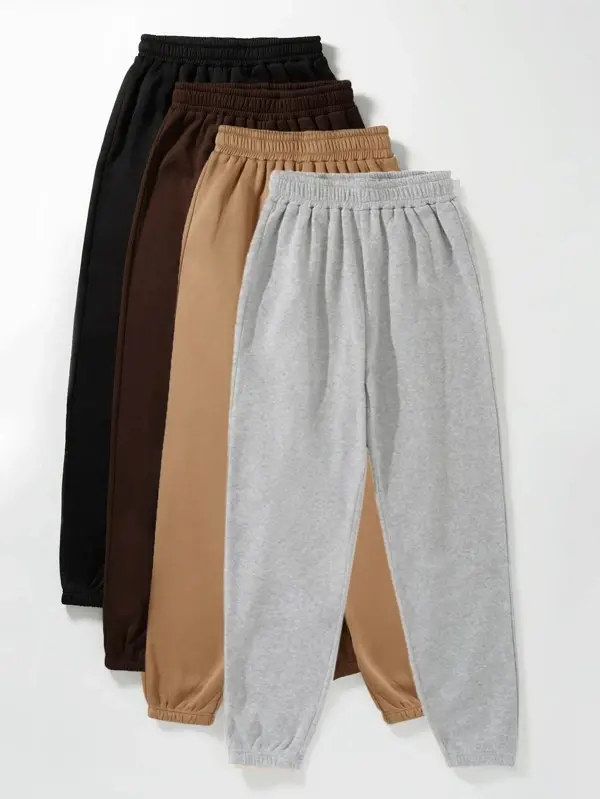 EspectOne Women Multi Color Cotton Fleece Joggers or Sweatpants