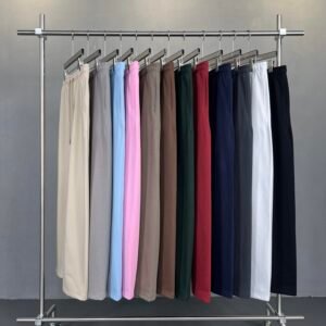 Women High Quality Cotton Fleece Sweatpants Loose Fit