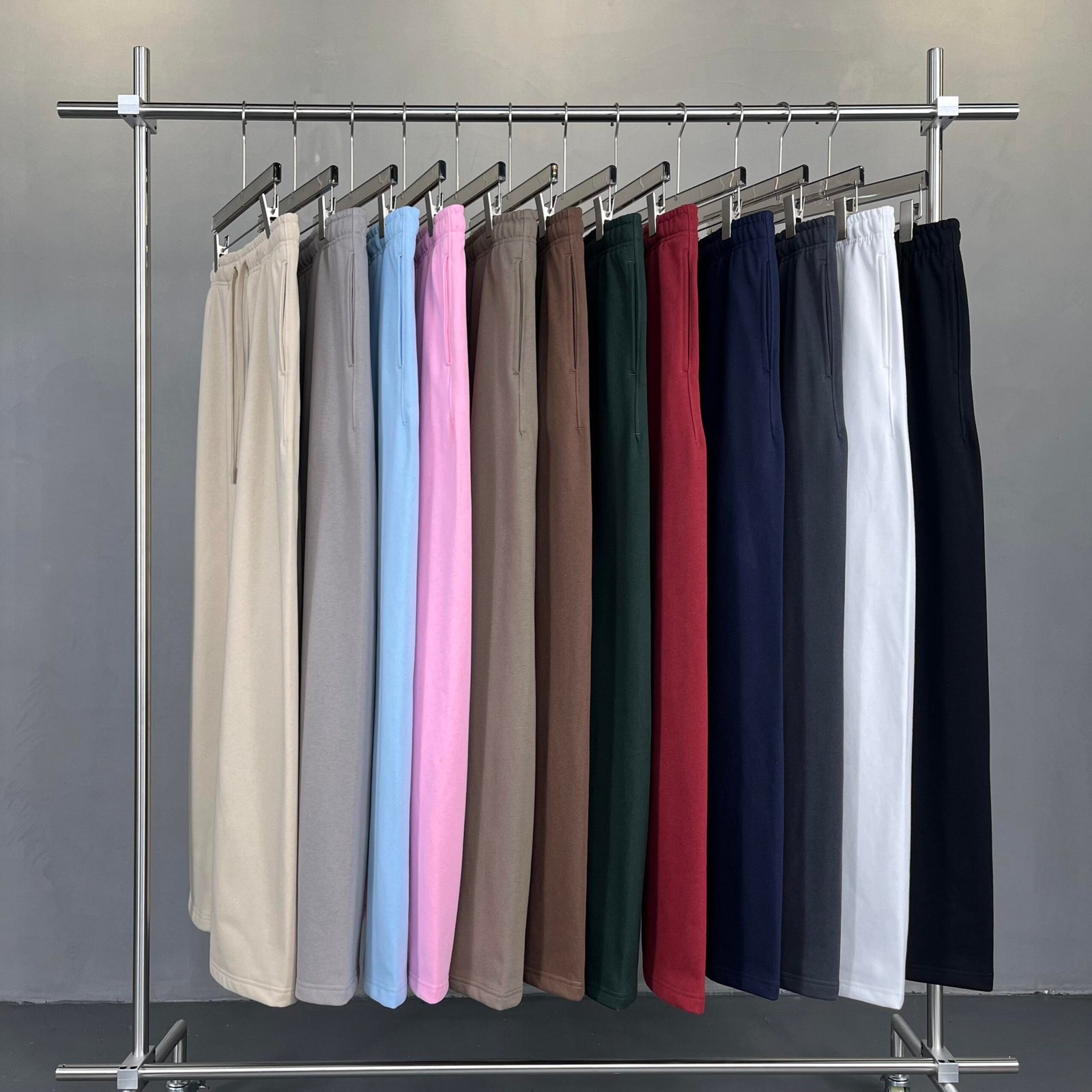 Women High Quality Cotton Fleece Sweatpants Loose Fit