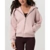 Quality Zipper Women Hoodie In Cotton Fleece Hoodies with Kangroo Pockets - Image 2