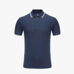 Double Neck Line Style Men Pique Polo shirt with Quality Cotton/Polyester