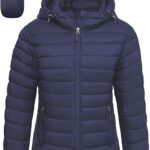 Lightweight Packable OEM Puffer Jacket with Full-Zip Hooded Winter Design